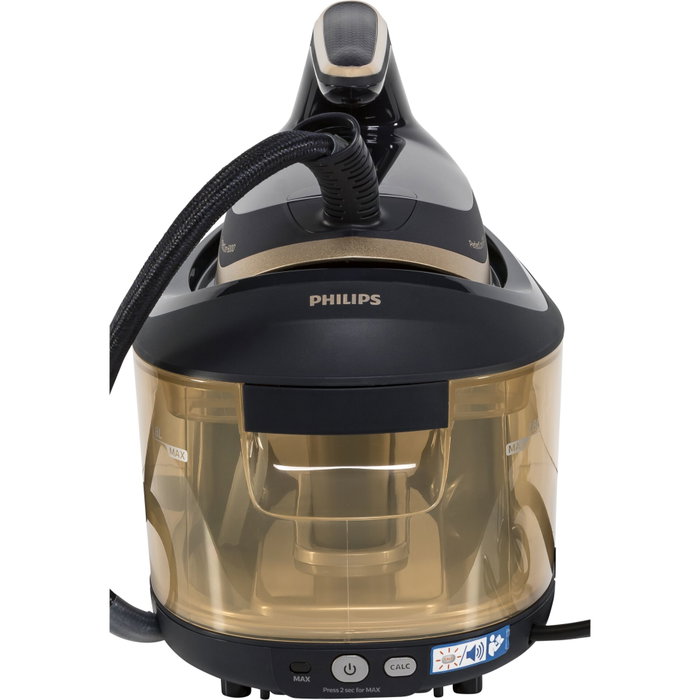 Philips PSG6064/80 PerfectCare 6000 Estación de Planchado de Vapor Negro y Oro Philips PSG6064/80 PerfectCare 6000 Estación de Planchado de Vapor Negro y Oro