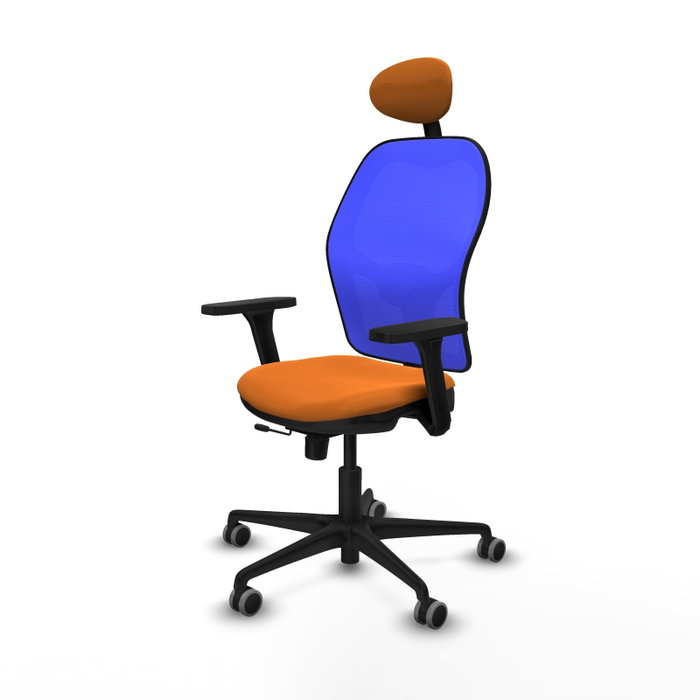 PIQUERAS Y CRESPO Silla de oficina Jorquera Sincro/Traslack Naranja y Azul PIQUERAS Y CRESPO Silla de oficina Jorquera Sincro/Traslack Naranja y Azul