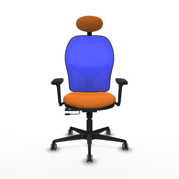 PIQUERAS Y CRESPO Silla de oficina Jorquera Sincro/Traslack Naranja y Azul PIQUERAS Y CRESPO Silla de oficina Jorquera Sincro/Traslack Naranja y Azul