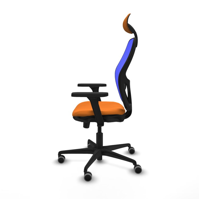 PIQUERAS Y CRESPO Silla de oficina Jorquera Sincro/Traslack Naranja y Azul PIQUERAS Y CRESPO Silla de oficina Jorquera Sincro/Traslack Naranja y Azul