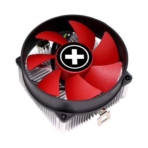 Xilence XC035 A250PWM Cooler para Procesador AMD AM5/AM4, Ventilador 92 mm PWM 2800 RPM, Negro y Rojo, TDP 89W
