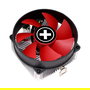 Xilence XC035 A250PWM Cooler para Procesador AMD AM5/AM4, Ventilador 92 mm PWM 2800 RPM, Negro y Rojo, TDP 89W