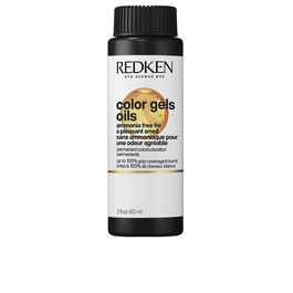 Redken COLOR GEL OILS #6N-6.0 60 ml x 3 u, Tinte Sin Amoníaco, Hidratación Profunda, Brillo, Cobertura Canas