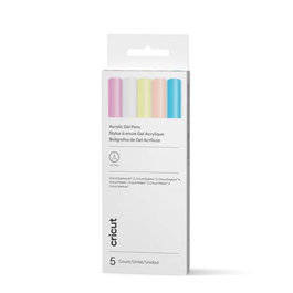 Cricut 2011821 Marcadores de Colores Surtidos de 5 Piezas