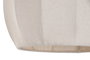DKD Home Decor Lámpara de Techo de Algodón y Hierro Natural Crudo 37x37x50 cm