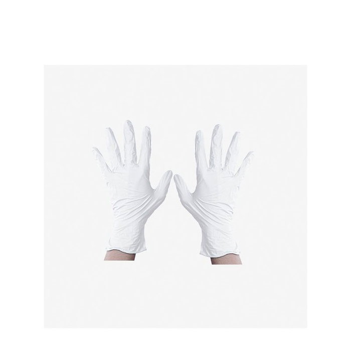 Bifull Guantes de Látex Desechables Blancos 5 Gramos Calidad AQL 1.5 Talla M (100 uds)