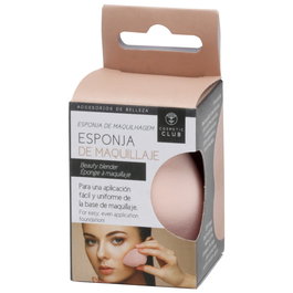 Cosmetic Club Esponja de Maquillaje Colores y Formas Surtidos Reutilizable Lavable Tono Piel 4 cm x 5.5 cm