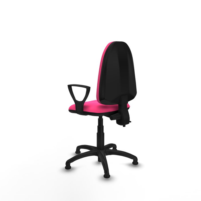 PIQUERAS Y CRESPO Silla de oficina Aýna Rosa con mecanismo de doble maneta PIQUERAS Y CRESPO Silla de oficina Aýna Rosa con mecanismo de doble maneta