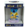Figura Enesco Disney Stitch Elvis Traje Dorado con Micrófono Plateado - Pieza Decorativa de Alta Calidad para Coleccionistas