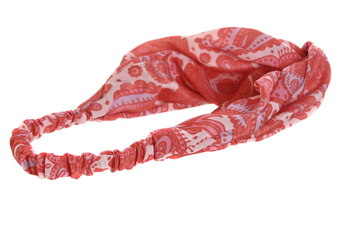 DKD Home Decor Accesorio de Pelo Mediterraneo Ibiza Coral Rosa 8 x 20 x 20 cm Set de 3 (4 Unidades)