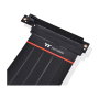 Thermaltake AC-060-CO1OTN-C2 Extensor PCI Express 4.0 16x 200 mm, Cable 90 Grados, Conector Macho-Hembra, Negro