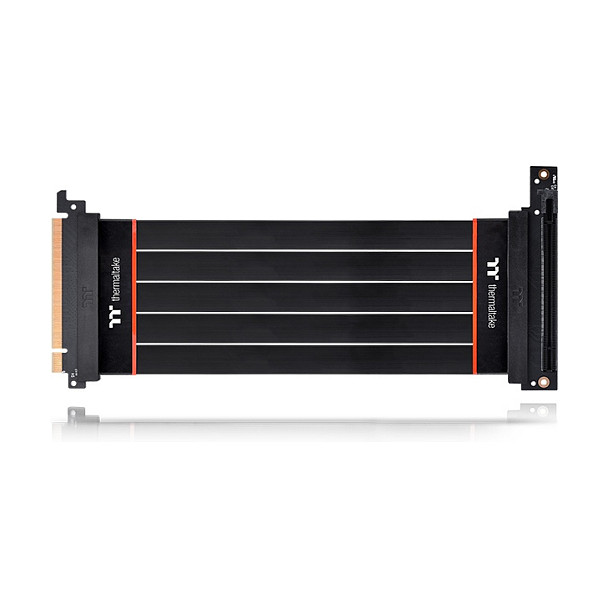 Thermaltake AC-060-CO1OTN-C2 Extensor PCI Express 4.0 16x 200 mm, Cable 90 Grados, Conector Macho-Hembra, Negro