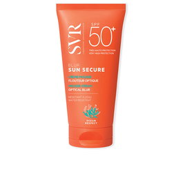 SVR SUN SECURE Blur SPF50+ Protector Solar Facial 50 ml - Base de Maquillaje con Efecto Mate, Protección Muy Alta, No Comedogénico