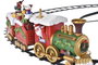 DKD Home Decor Tren LED de Resina con Movimiento Musical