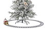 DKD Home Decor Tren LED de Resina con Movimiento Musical