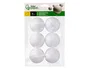Liderpapel Figura de espuma blanca de 7 cm, bolsa de 6 unidades