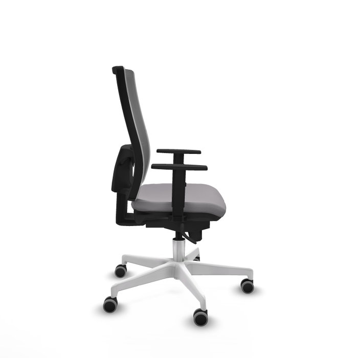 PIQUERAS Y CRESPO Silla de oficina Horna Gris con Mecanismo Sincro
