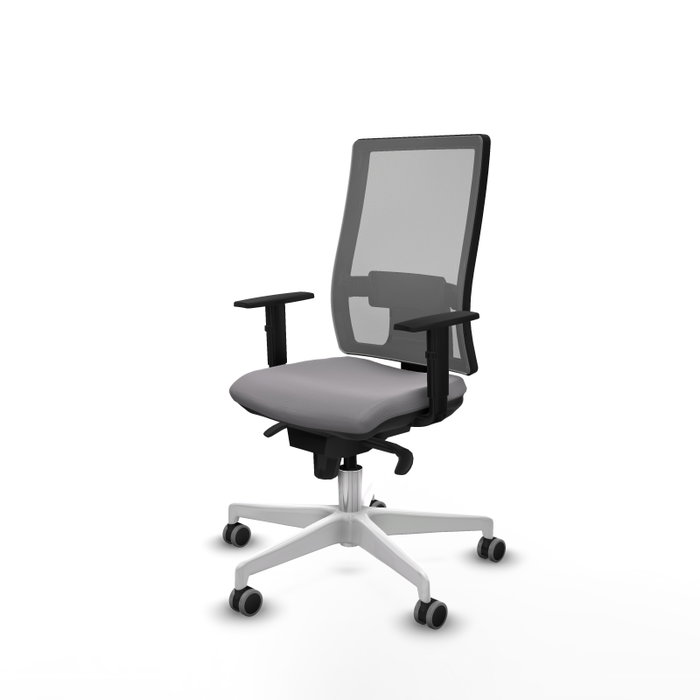 PIQUERAS Y CRESPO Silla de oficina Horna Gris con Mecanismo Sincro