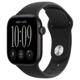 Apple Watch Series 12 42mm Aluminio Negro con Sport Band S/M