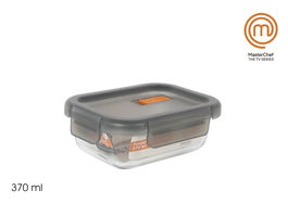 Masterchef Fiambrera Hermética Rectangular 370ml (15.3 cm x 11.2 cm x 5.6 cm) (12 Unidades)