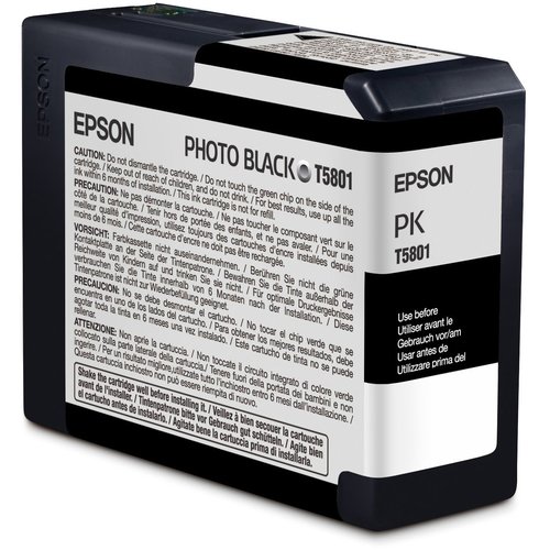 Epson Cartucho de tinta T5801 Negro Photo 80 ml