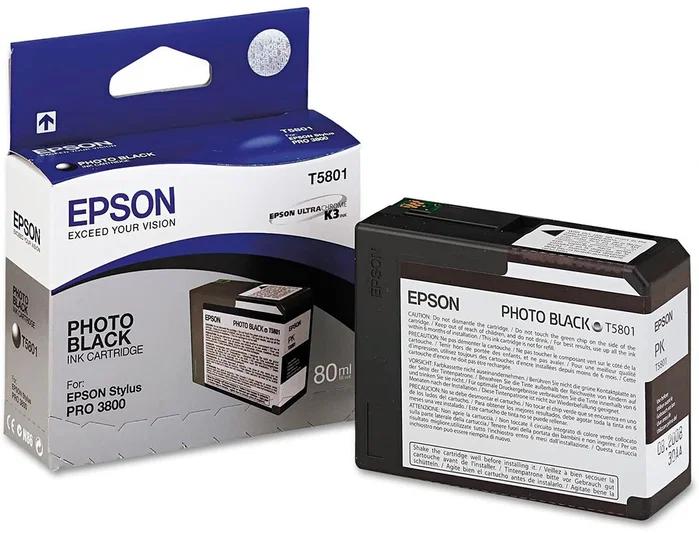 Epson Cartucho de tinta T5801 Negro Photo 80 ml