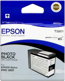 Epson T5801 Cartucho de tinta Negro Photo 80 ml
