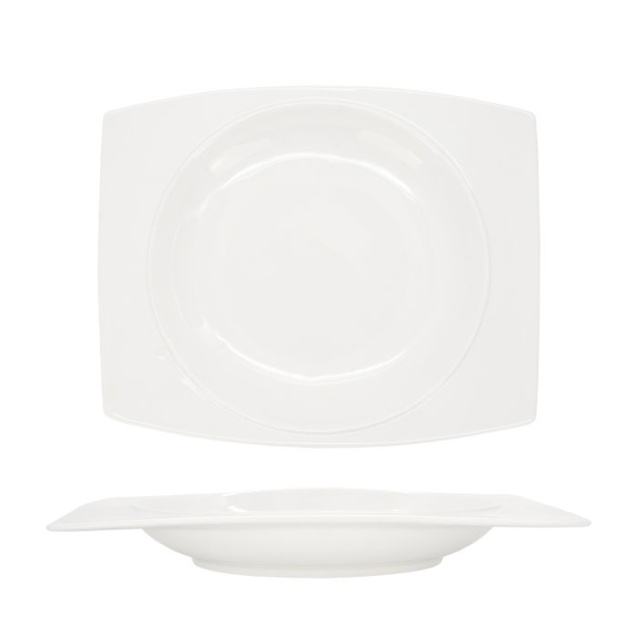 Summa Noubon Plato Hondo Marfil (Set de 6) de Porcelana Summa Noubon Plato Hondo Marfil (Set de 6) de Porcelana