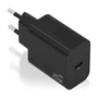 Aisens A110 - 0939 Cargador GaN 20W USB-C PD3.0 con Carga Rápida para Smartphone, Tablet, Portátil - Negro