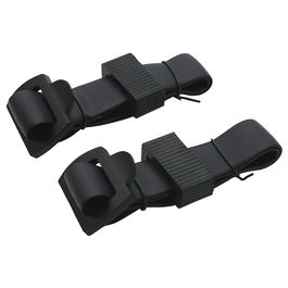 Biotop Collar de caucho flexible para entutorar árboles jóvenes, 2.5 x 45 cm, color negro, pack de 2 unidades