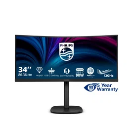 Philips 34B2U3600C Monitor Curvo 34 Pulgadas WQHD VA 120Hz USB-C KVM