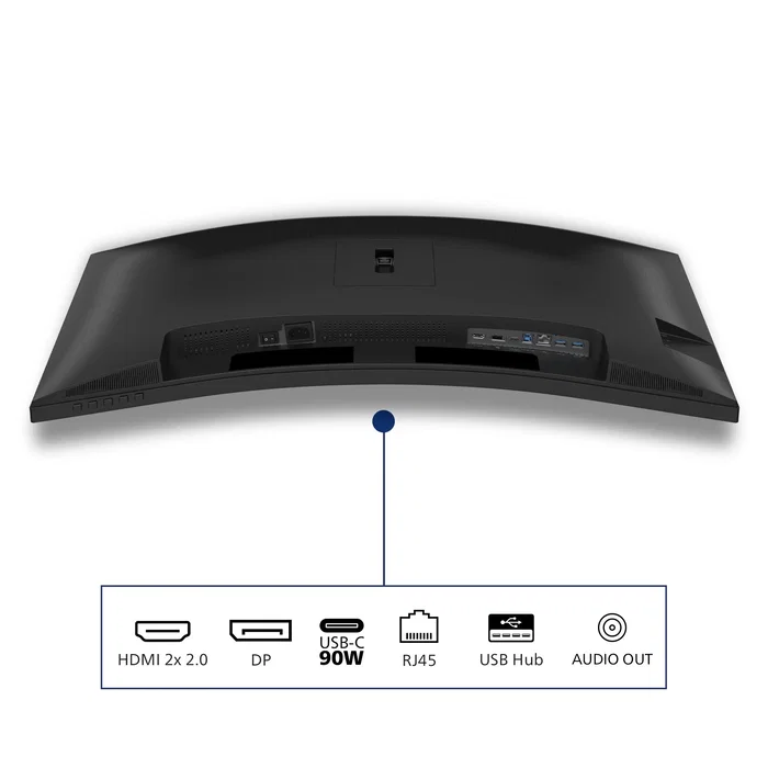 Philips 34B2U3600C Monitor Curvo 34 Pulgadas WQHD VA 120Hz USB-C KVM