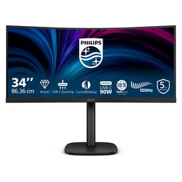 Philips 34B2U3600C Monitor 34" VA UWQHD 4ms 120Hz USB-C Curvo Negro