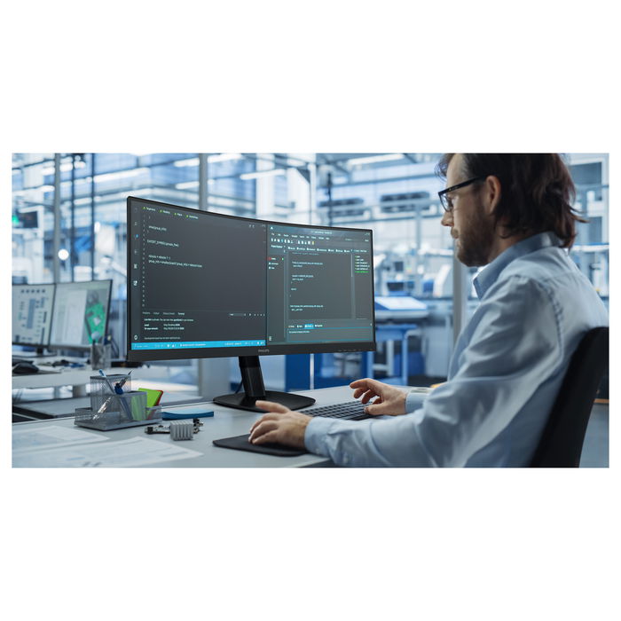 Philips 34B2U3600C Monitor 34" VA UWQHD 4ms 120Hz USB-C Curvo Negro