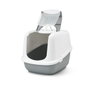 Savic Nestor Jumbo Arenero Cubierto Blanco-gris