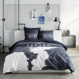 Today Juego de cama Java Estampado Tokio Azul oscuro 240x220 cm