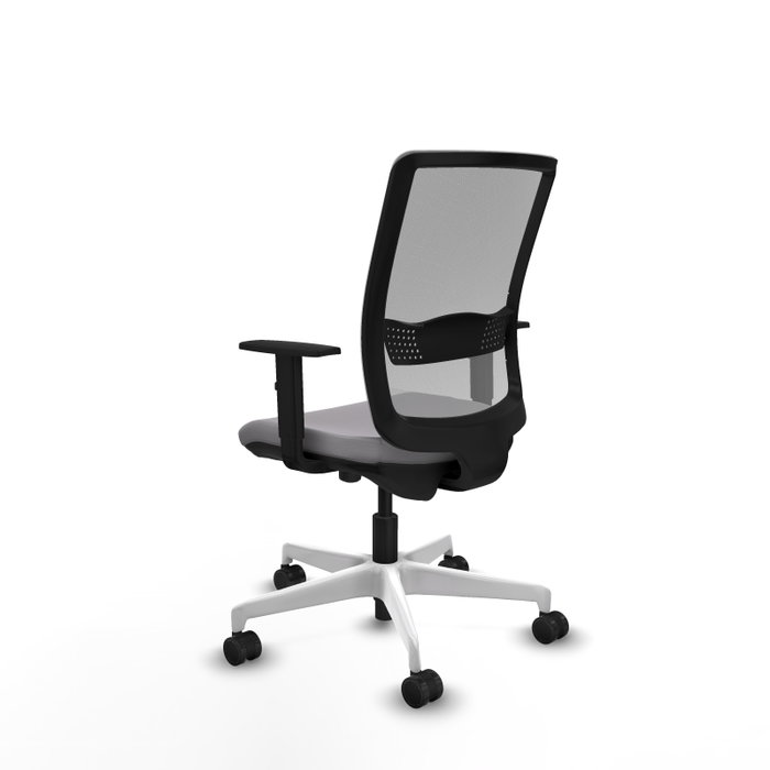 PIQUERAS Y CRESPO Silla de oficina Haches Gris con mecanismo Sincro/Traslack
