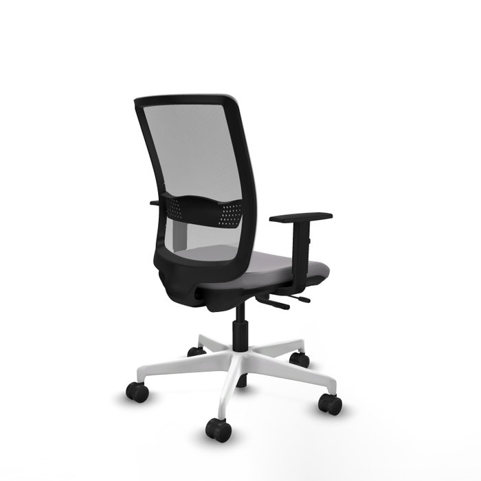 PIQUERAS Y CRESPO Silla de oficina Haches Gris con mecanismo Sincro/Traslack