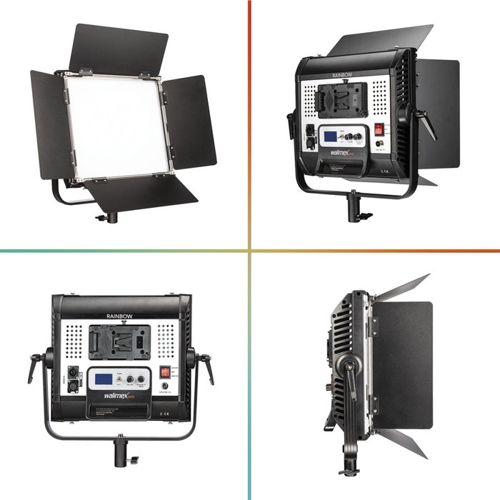 Walimex pro Rainbow LED RGBWW Square Lamp 100W