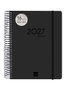 Finocam Agenda Ikon Espiral 16 Meses Negro 2026-2027