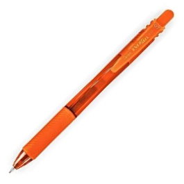 Pentel Energel X 107 Bolígrafo Naranja 0,7 mm Pack de 12