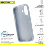 Muvit Funda Liquid Silicone Recycletek para Apple - Funda Protectora de Silicona Reciclada, Suave y Resistente