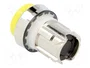 SIEMENS Interruptor de presión amarillo 22mm