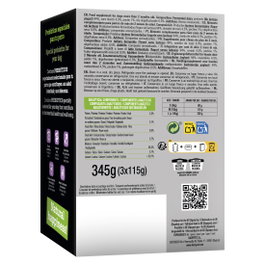 Yow Up! Yogur sin Lactosa Natural para Perros - Alimento Húmedo Complementario, Pack de 3 x 115 g