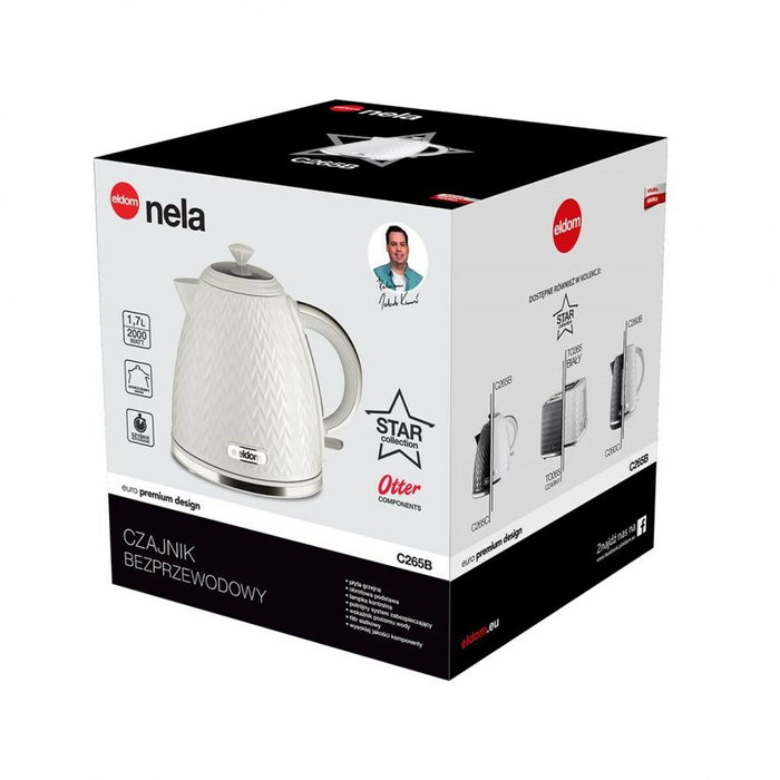 Hervidor Eldom C265B Blanco 1,7 L Hervidor Eldom C265B Blanco 1,7 L