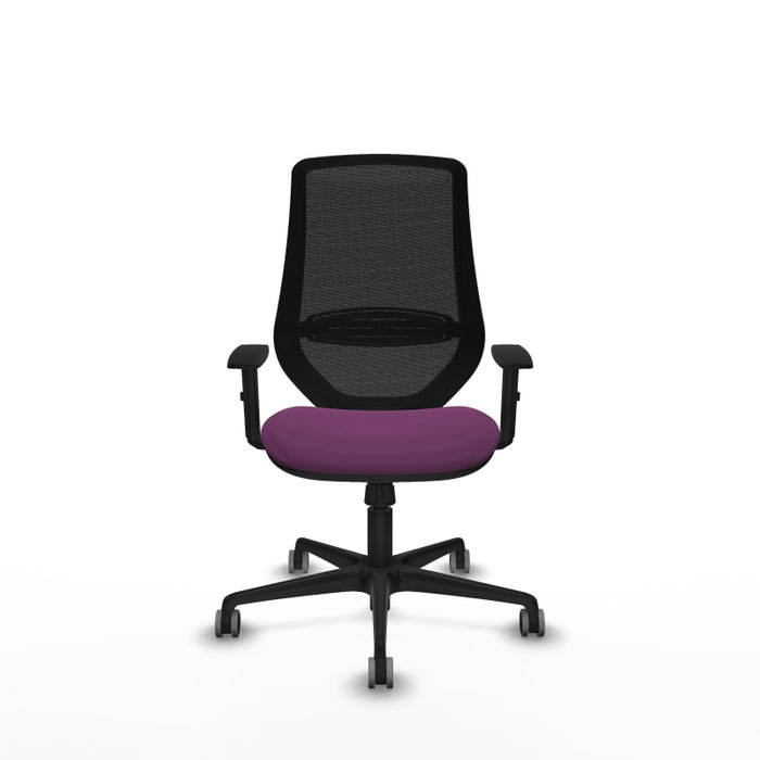 PIQUERAS Y CRESPO Silla de oficina Mardos con mecanismo Sincro, Morado y Negro PIQUERAS Y CRESPO Silla de oficina Mardos con mecanismo Sincro, Morado y Negro
