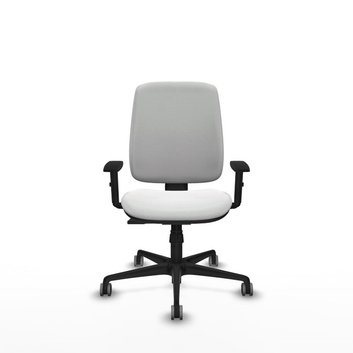PIQUERAS Y CRESPO Silla Alares Blanco Tela con Mecanismo Sincro