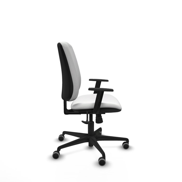 PIQUERAS Y CRESPO Silla Alares Blanco Tela con Mecanismo Sincro