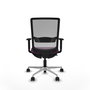 PIQUERAS Y CRESPO Silla de oficina Haches Morado/Gris con mecanismo Sincro/Traslack