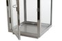DKD Home Decor Portavela de Aluminio y Cristal 14x14x35 cm Pack de 2